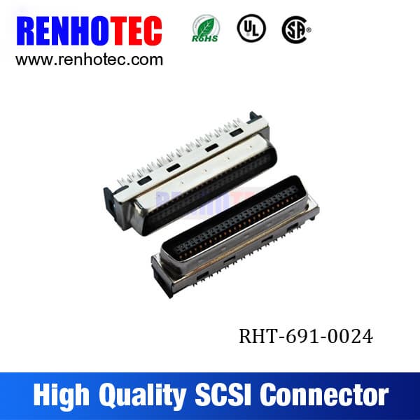 14P 20P 26P 36P 50P 68P 100P 180 Degree SCSI CN Plug Connect